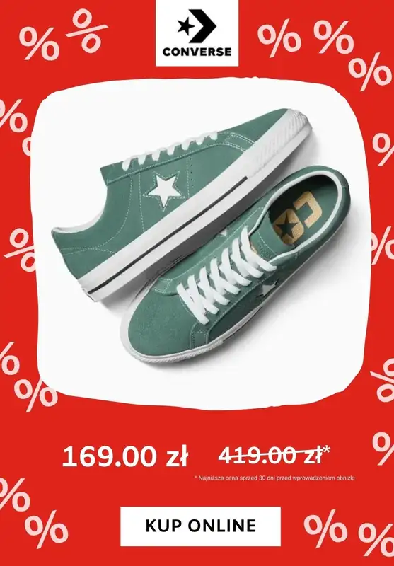 Converse - gazetka promocyjna Do -60% na trampki od czwartku 25.07  - strona 7