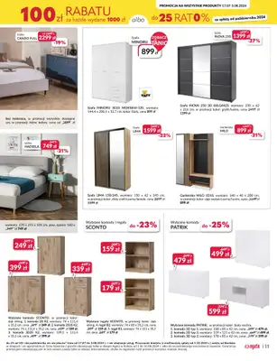 Salony Agata - gazetka promocyjna KALISZ: SALON AGATA OTWIERA SIĘ NA NOWO! Już 01.08.24! od czwartku 01.08 do soboty 10.08 - strona 11