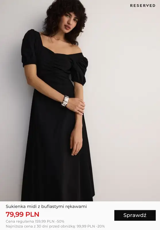 Reserved - gazetka promocyjna Wyprzedaż: Sukienki od środy 31.07 do środy 07.08 - strona 4