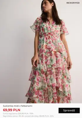 Reserved - gazetka promocyjna Wyprzedaż: Sukienki od środy 31.07 do środy 07.08 - strona 5