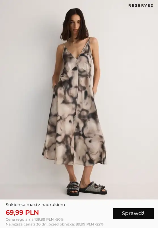 Reserved - gazetka promocyjna Wyprzedaż: Sukienki od środy 31.07 do środy 07.08 - strona 7