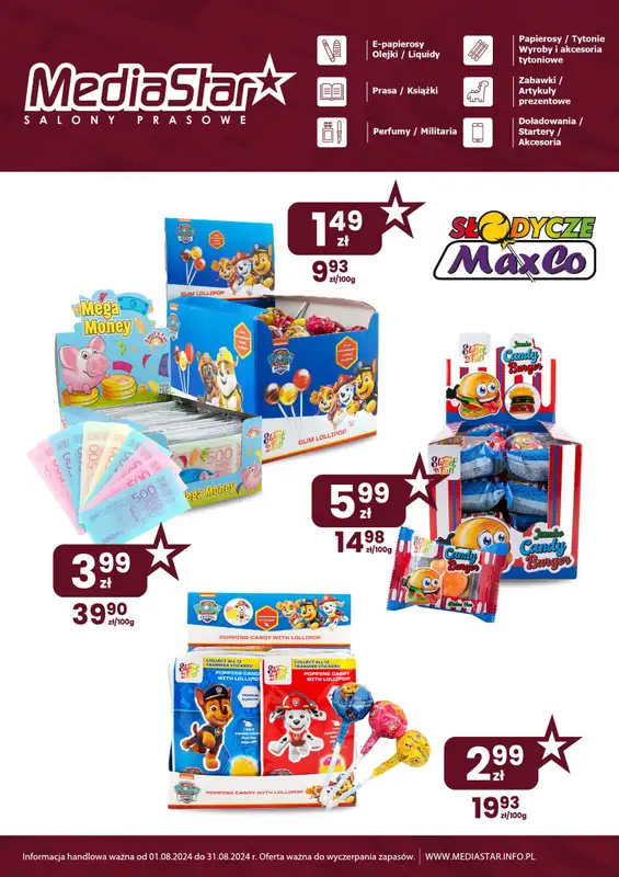 Media Star - gazetka promocyjna Gazetka od piątku 02.08 do soboty 31.08 - strona 6