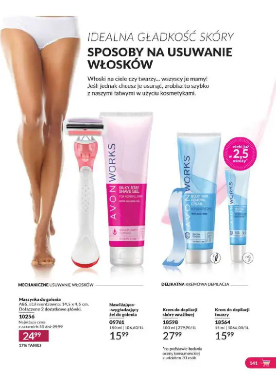AVON - gazetka promocyjna Katalog od wtorku 06.08 do soboty 31.08 - strona 141