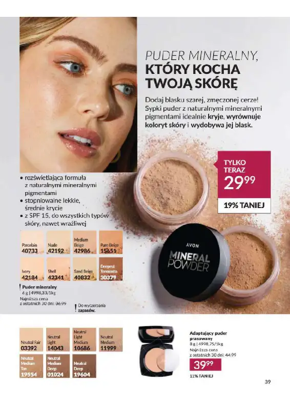 AVON - gazetka promocyjna Katalog od wtorku 06.08 do soboty 31.08 - strona 39