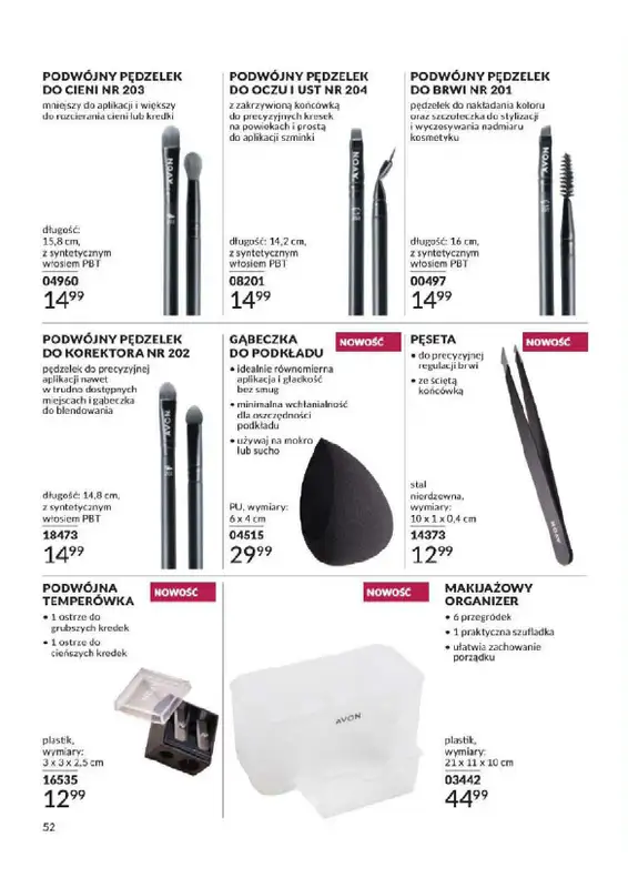 AVON - gazetka promocyjna Katalog od wtorku 06.08 do soboty 31.08 - strona 52