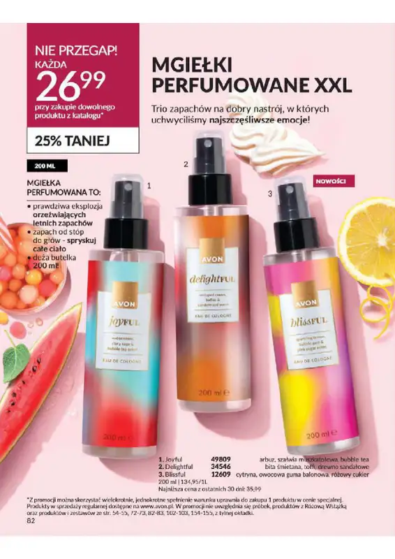 AVON - gazetka promocyjna Katalog od wtorku 06.08 do soboty 31.08 - strona 82