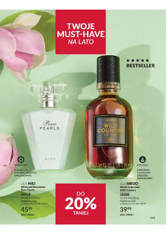 AVON - gazetka promocyjna Katalog od wtorku 06.08 do soboty 31.08 - strona 197
