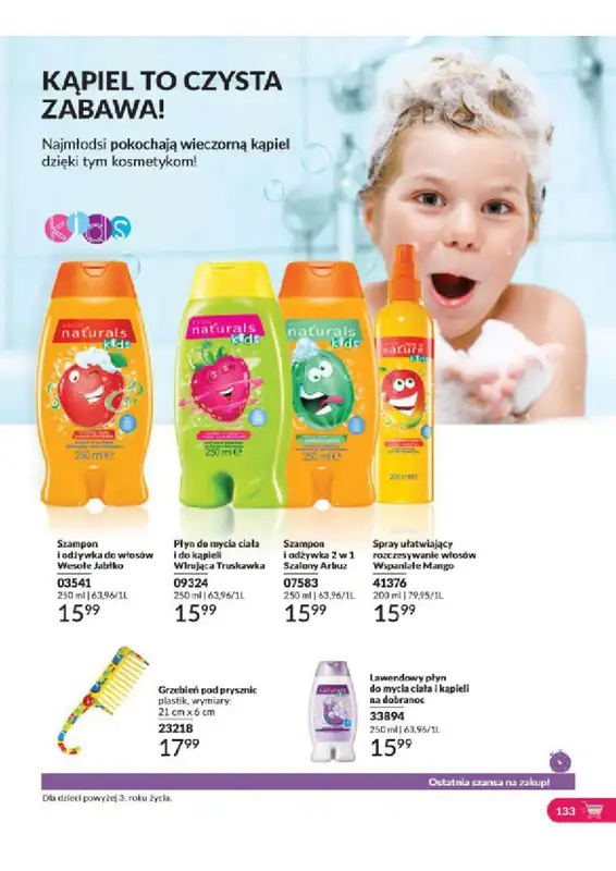 AVON - gazetka promocyjna Katalog od wtorku 06.08 do soboty 31.08 - strona 133