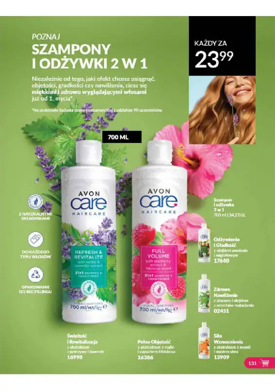 AVON - gazetka promocyjna Katalog od wtorku 06.08 do soboty 31.08 - strona 131