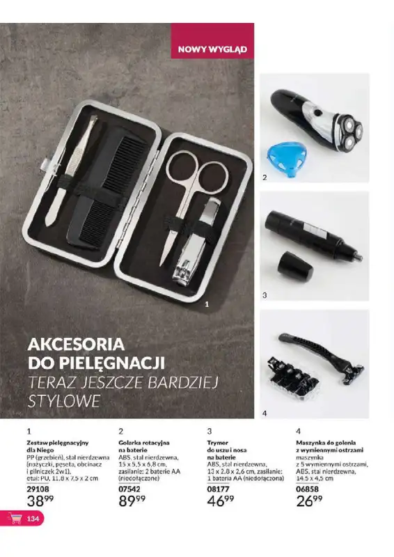 AVON - gazetka promocyjna Katalog od wtorku 06.08 do soboty 31.08 - strona 134