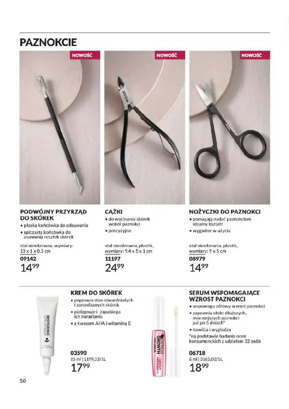 AVON - gazetka promocyjna Katalog od wtorku 06.08 do soboty 31.08 - strona 50
