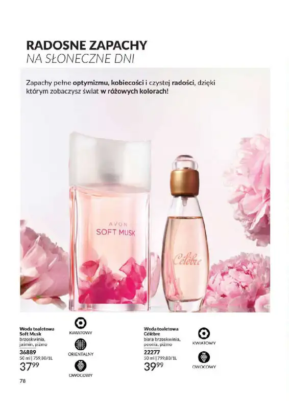 AVON - gazetka promocyjna Katalog od wtorku 06.08 do soboty 31.08 - strona 78