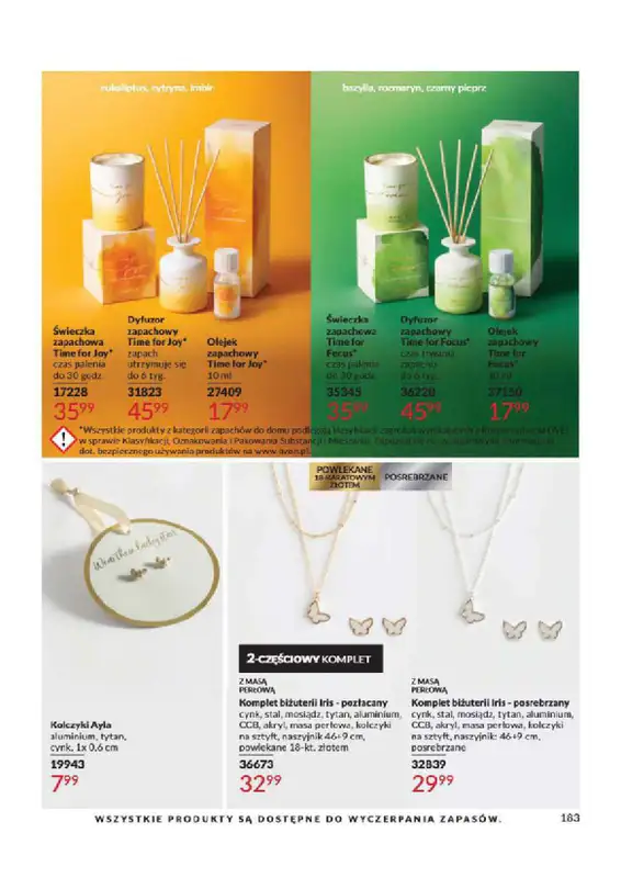 AVON - gazetka promocyjna Katalog od wtorku 06.08 do soboty 31.08 - strona 183