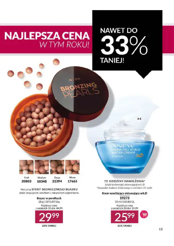 AVON - gazetka promocyjna Katalog od wtorku 06.08 do soboty 31.08 - strona 13