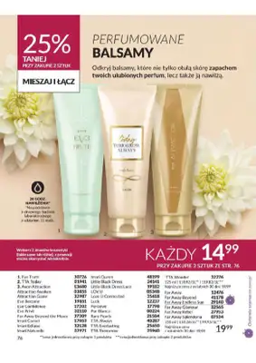 AVON - gazetka promocyjna Katalog od wtorku 06.08 do soboty 31.08 - strona 76 AVON - gazetka promocyjna Katalog od wtorku 06.08 do soboty 31.08 - strona 76