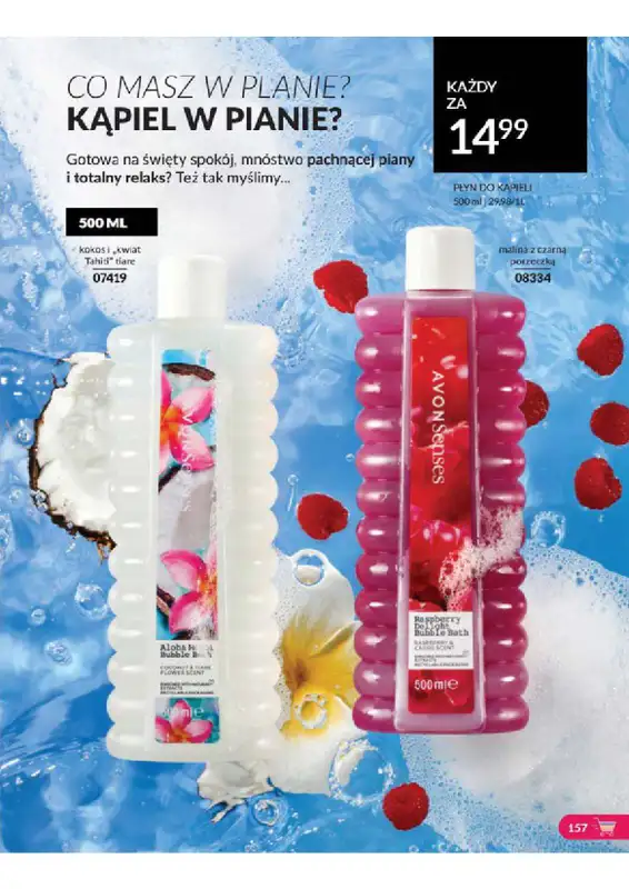 AVON - gazetka promocyjna Katalog od wtorku 06.08 do soboty 31.08 - strona 157
