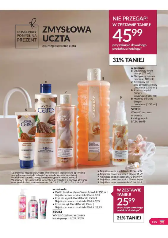 AVON - gazetka promocyjna Katalog od wtorku 06.08 do soboty 31.08 - strona 155