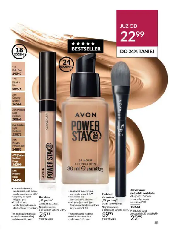 AVON - gazetka promocyjna Katalog od wtorku 06.08 do soboty 31.08 - strona 35