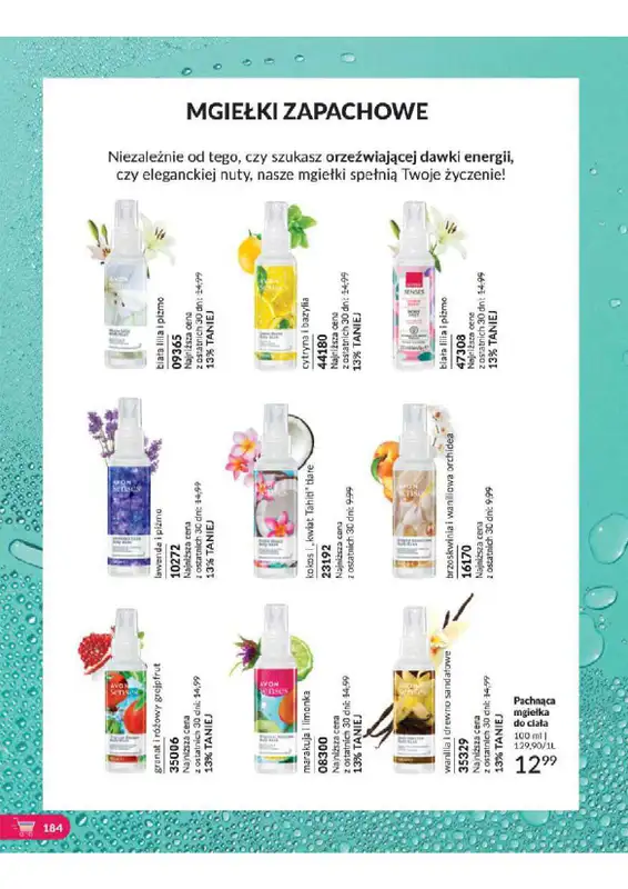 AVON - gazetka promocyjna Katalog od wtorku 06.08 do soboty 31.08 - strona 184