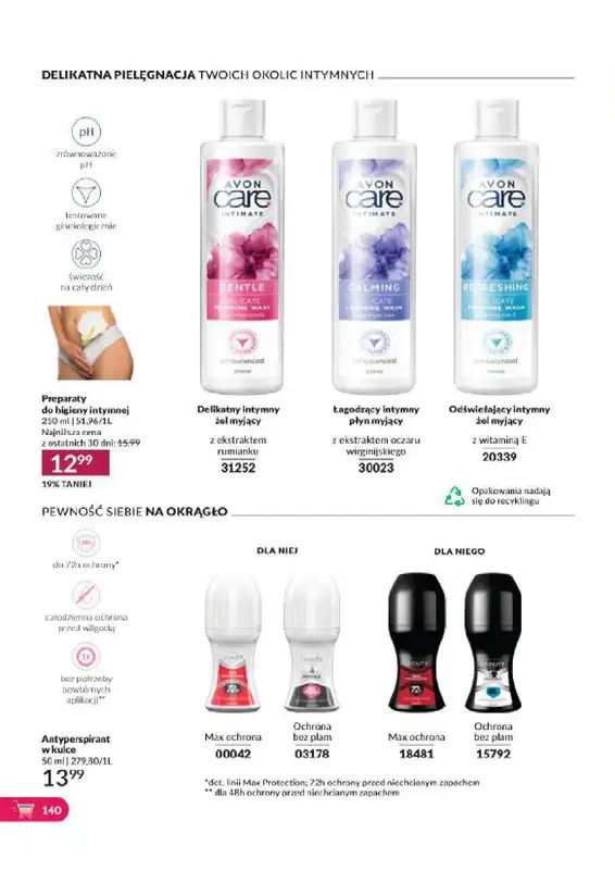 AVON - gazetka promocyjna Katalog od wtorku 06.08 do soboty 31.08 - strona 140