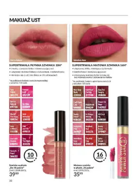 AVON - gazetka promocyjna Katalog od wtorku 06.08 do soboty 31.08 - strona 32 AVON - gazetka promocyjna Katalog od wtorku 06.08 do soboty 31.08 - strona 32