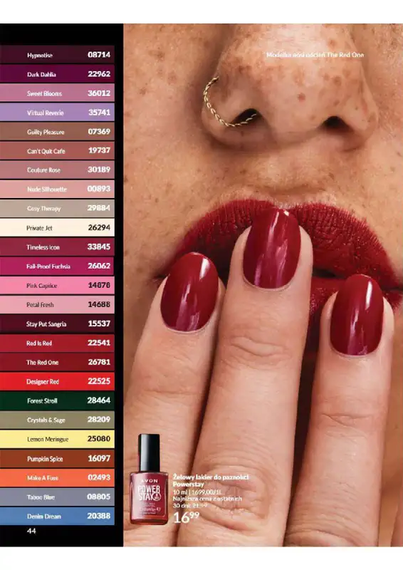 AVON - gazetka promocyjna Katalog od wtorku 06.08 do soboty 31.08 - strona 44