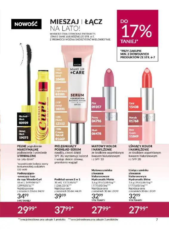 AVON - gazetka promocyjna Katalog od wtorku 06.08 do soboty 31.08 - strona 7