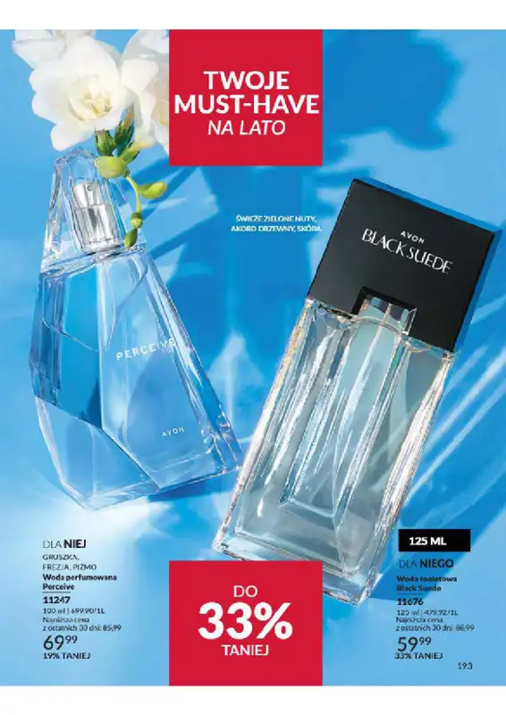 AVON - gazetka promocyjna Katalog od wtorku 06.08 do soboty 31.08 - strona 195