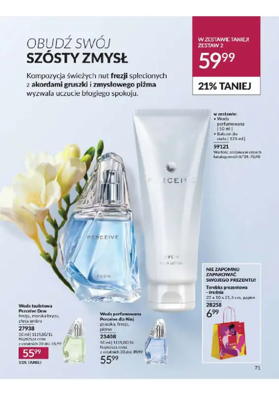 AVON - gazetka promocyjna Katalog od wtorku 06.08 do soboty 31.08 - strona 71