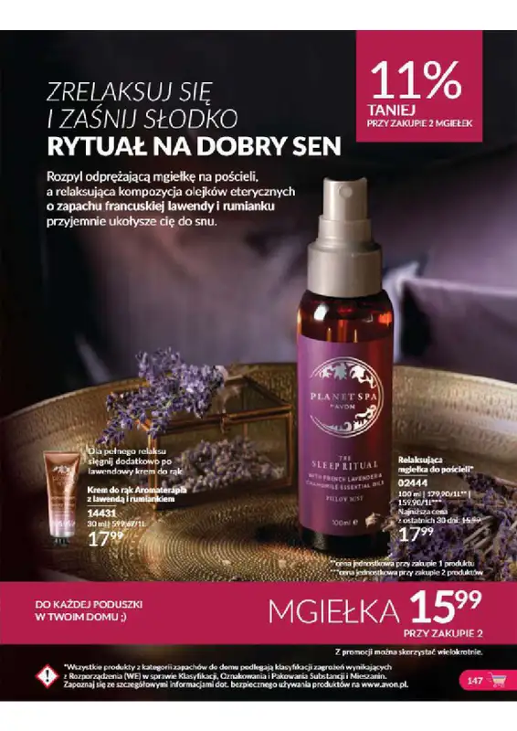 AVON - gazetka promocyjna Katalog od wtorku 06.08 do soboty 31.08 - strona 147