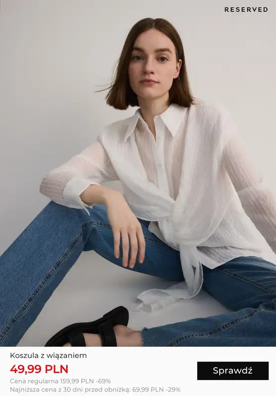 Reserved - gazetka promocyjna Ostatnie dni WYPRZEDAŻ od czwartku 08.08 do czwartku 15.08 - strona 8