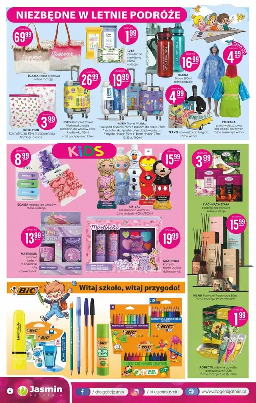 Drogerie Jasmin - gazetka promocyjna Gazetka od poniedziałku 12.08 do soboty 31.08 - strona 6