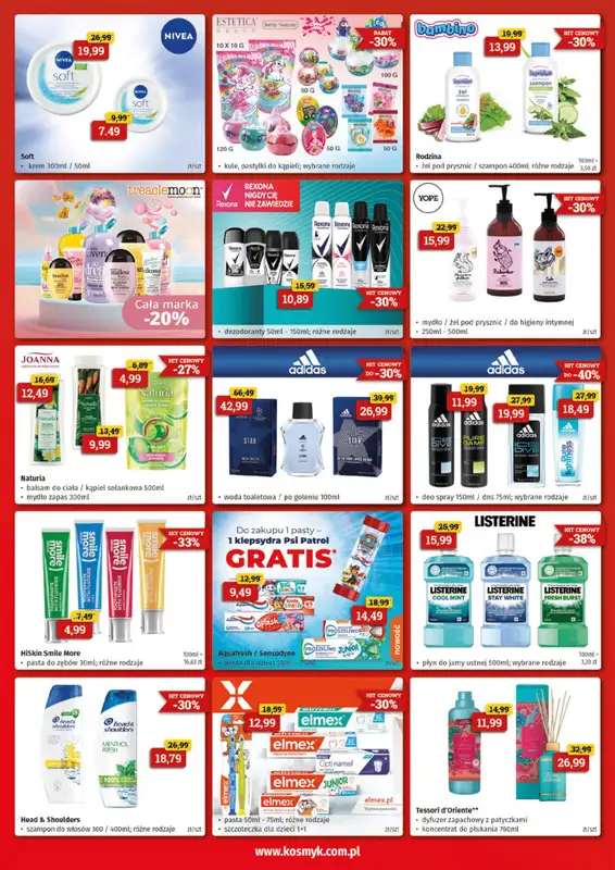 Drogeria Kosmyk - gazetka promocyjna Gazetka od piątku 09.08 do soboty 31.08 - strona 2