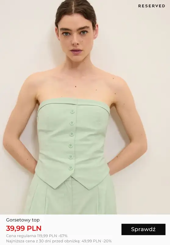Reserved - gazetka promocyjna HITY WYPRZEDAŻY od wtorku 13.08 do niedzieli 25.08 - strona 9
