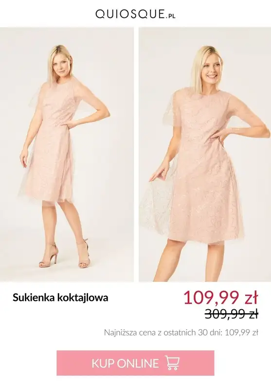 Quiosque - gazetka promocyjna Sukienki na WESELE w super cenach od soboty 17.08  - strona 4