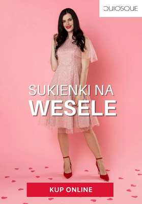 Quiosque - gazetka promocyjna Sukienki na WESELE w super cenach od soboty 17.08 