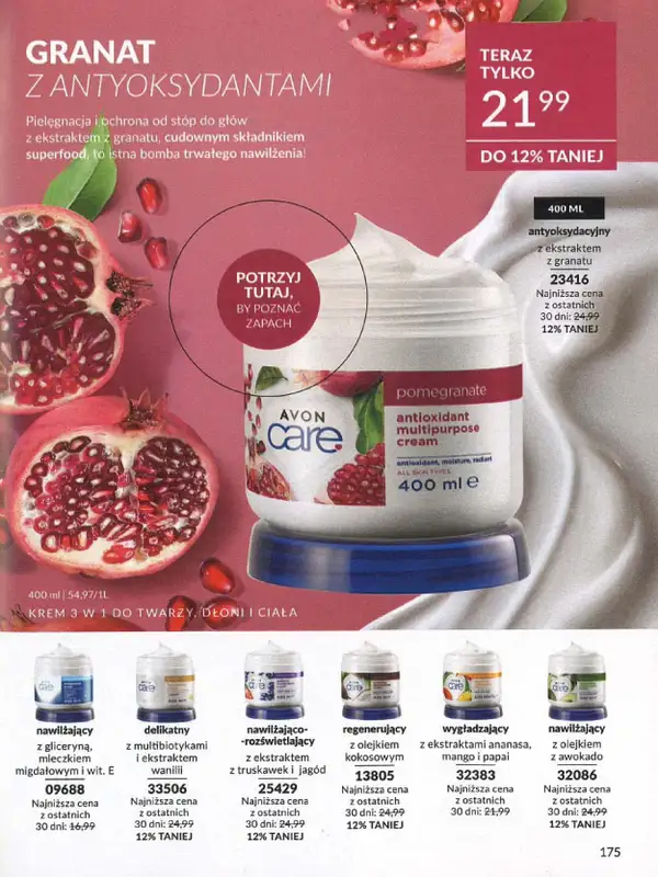 AVON - gazetka promocyjna Katalog wrzesień 2024 od soboty 31.08 do poniedziałku 30.09 - strona 175