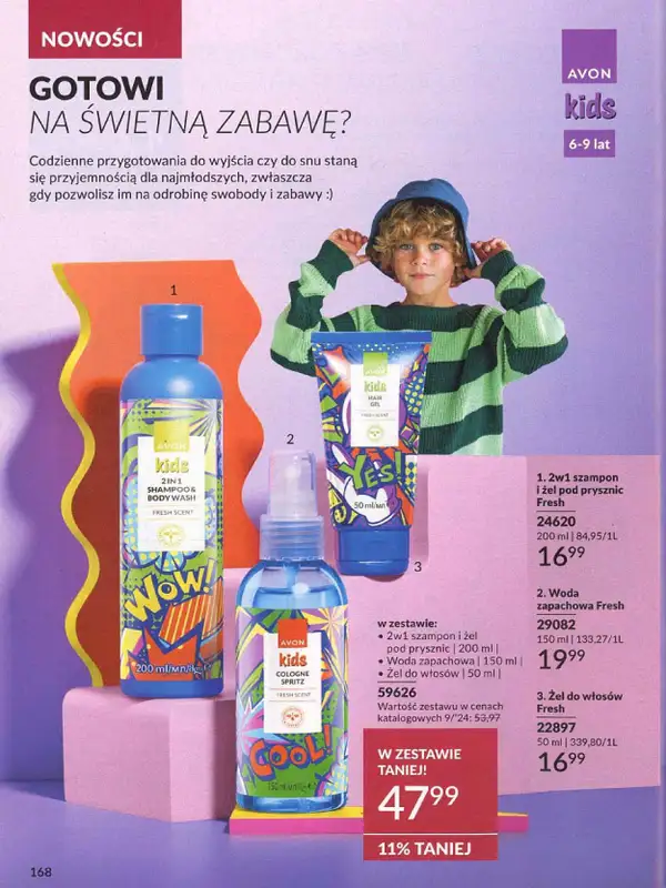 AVON - gazetka promocyjna Katalog wrzesień 2024 od soboty 31.08 do poniedziałku 30.09 - strona 168