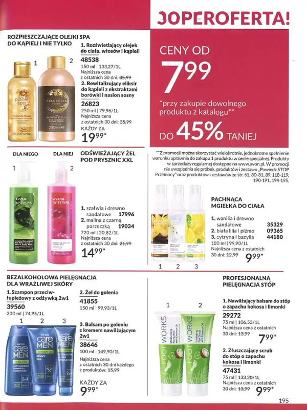 AVON - gazetka promocyjna Katalog wrzesień 2024 od soboty 31.08 do poniedziałku 30.09 - strona 195