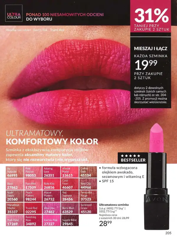 AVON - gazetka promocyjna Katalog wrzesień 2024 od soboty 31.08 do poniedziałku 30.09 - strona 205