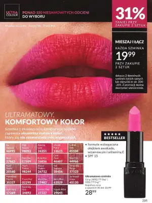 AVON - gazetka promocyjna Katalog wrzesień 2024 od soboty 31.08 do poniedziałku 30.09 - strona 205 AVON - gazetka promocyjna Katalog wrzesień 2024 od soboty 31.08 do poniedziałku 30.09 - strona 205