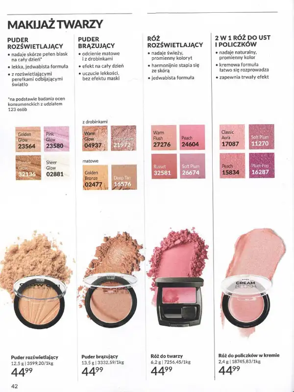 AVON - gazetka promocyjna Katalog wrzesień 2024 od soboty 31.08 do poniedziałku 30.09 - strona 42