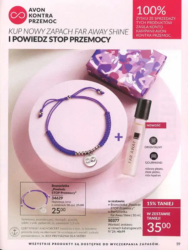 AVON - gazetka promocyjna Katalog wrzesień 2024 od soboty 31.08 do poniedziałku 30.09 - strona 59