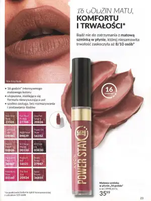 AVON - gazetka promocyjna Katalog wrzesień 2024 od soboty 31.08 do poniedziałku 30.09 - strona 23 AVON - gazetka promocyjna Katalog wrzesień 2024 od soboty 31.08 do poniedziałku 30.09 - strona 23
