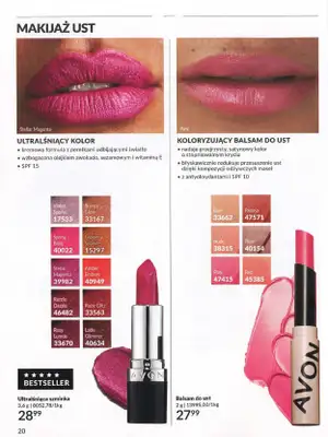 AVON - gazetka promocyjna Katalog wrzesień 2024 od soboty 31.08 do poniedziałku 30.09 - strona 20 AVON - gazetka promocyjna Katalog wrzesień 2024 od soboty 31.08 do poniedziałku 30.09 - strona 20