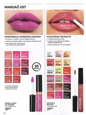 AVON - gazetka promocyjna Katalog wrzesień 2024 od soboty 31.08 do poniedziałku 30.09 - strona 24 AVON - gazetka promocyjna Katalog wrzesień 2024 od soboty 31.08 do poniedziałku 30.09 - strona 24
