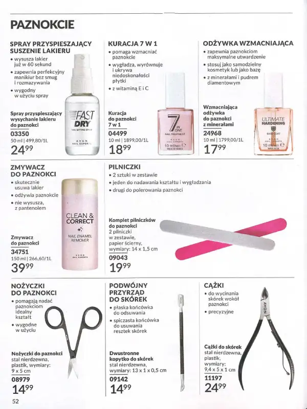 AVON - gazetka promocyjna Katalog wrzesień 2024 od soboty 31.08 do poniedziałku 30.09 - strona 52