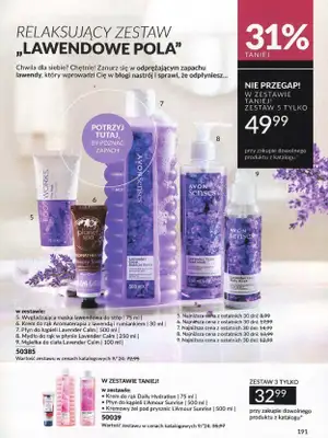 AVON - gazetka promocyjna Katalog wrzesień 2024 od soboty 31.08 do poniedziałku 30.09 - strona 191 AVON - gazetka promocyjna Katalog wrzesień 2024 od soboty 31.08 do poniedziałku 30.09 - strona 191