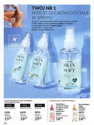 AVON - gazetka promocyjna Katalog wrzesień 2024 od soboty 31.08 do poniedziałku 30.09 - strona 182 AVON - gazetka promocyjna Katalog wrzesień 2024 od soboty 31.08 do poniedziałku 30.09 - strona 182