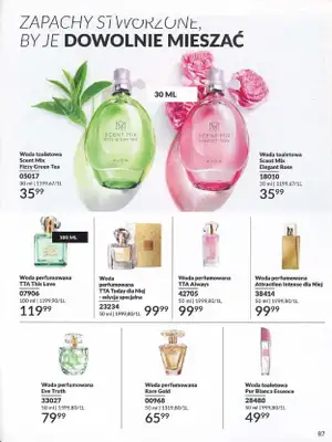 AVON - gazetka promocyjna Katalog wrzesień 2024 od soboty 31.08 do poniedziałku 30.09 - strona 87 AVON - gazetka promocyjna Katalog wrzesień 2024 od soboty 31.08 do poniedziałku 30.09 - strona 87